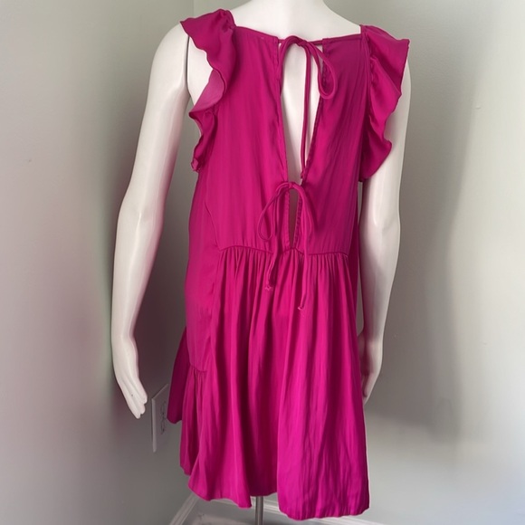 Free People Want Your Love Fuchsia Summer Dress Medium - Picture 10 of 12